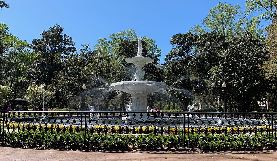 Forsyth Park fountain, Savannah, Georgia, United States